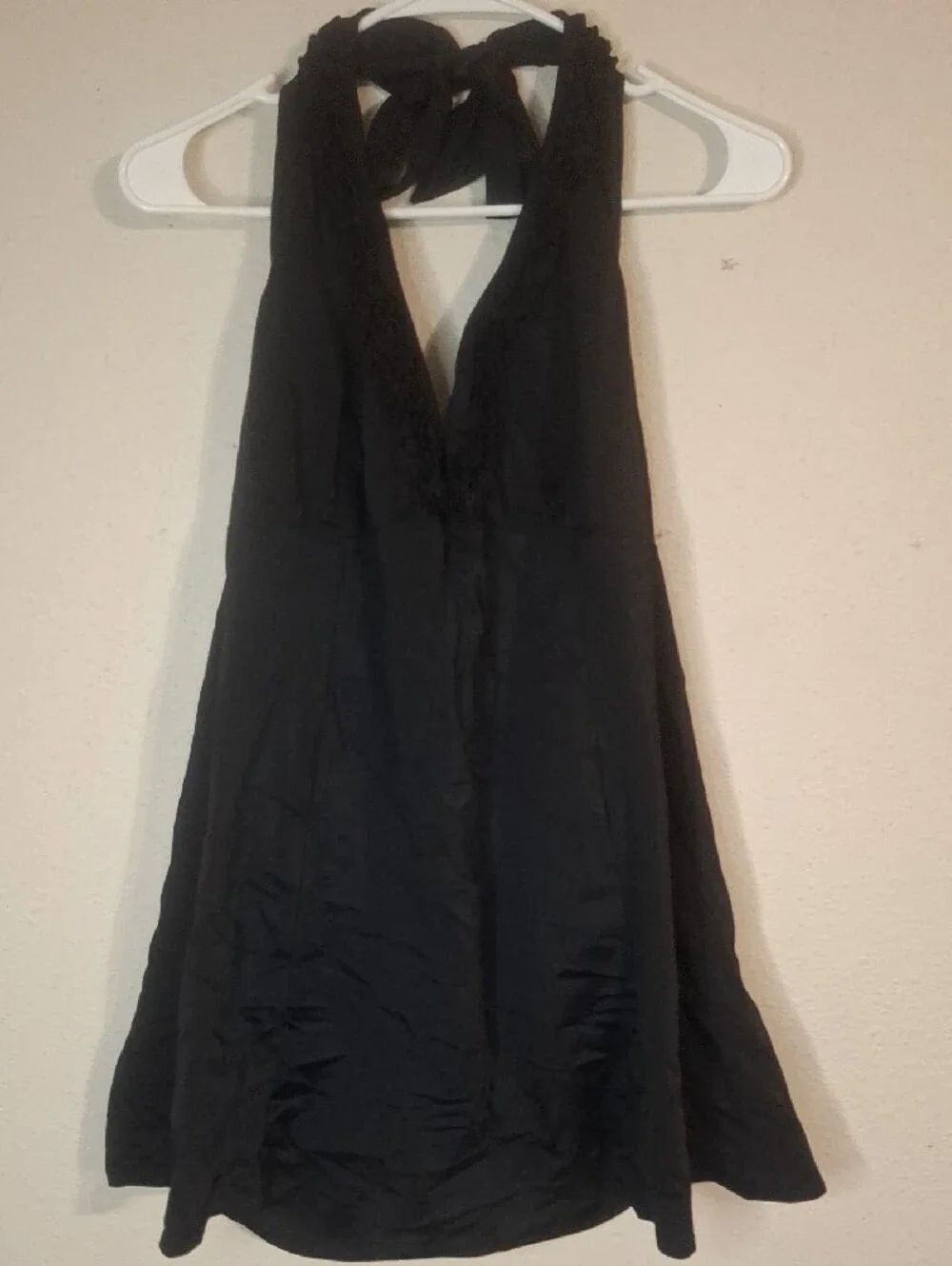 Avenue Black Halter swim dress size 16